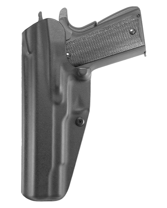 Coldre Kydex Cobra para Full, porte interno (IWB), mao destro, cor preto, traseira.
