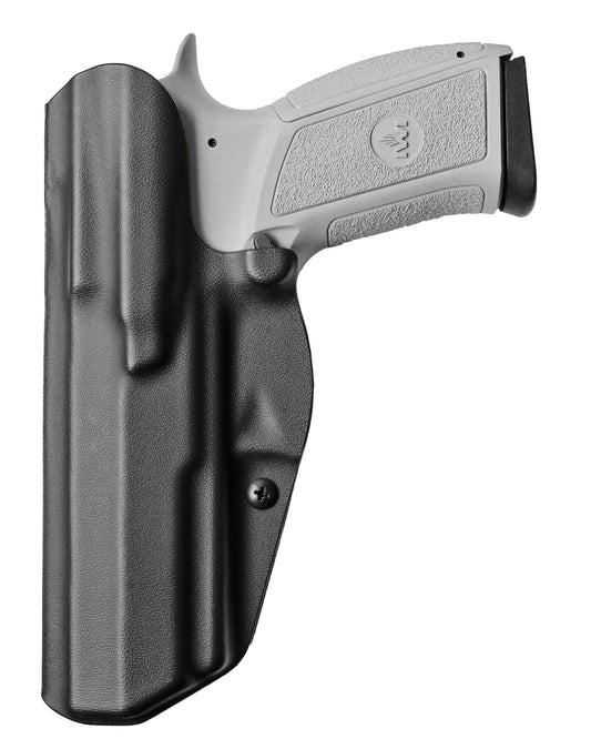 Coldre Kydex Cobra para IWI Jericho 941 PL, porte interno (IWB), mao destro, cor preto, traseira.