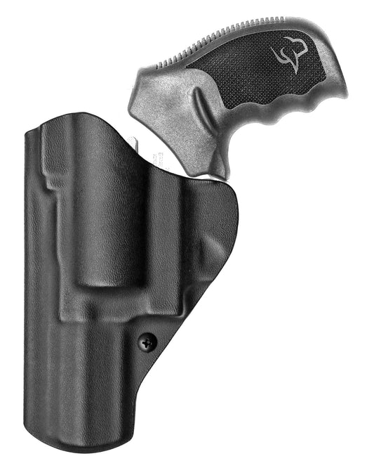 Coldre Kydex Cobra para Taurus RT692, porte interno (IWB), mao destro, cor preto, traseira.