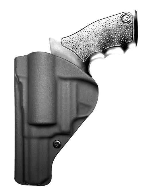 Coldre Kydex Cobra para Taurus RT88, porte interno (IWB), mao destro, cor preto, traseira.