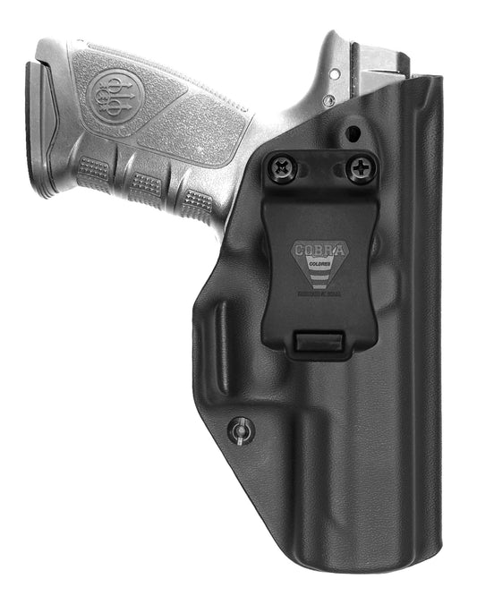 Coldre velado Cobra em Kydex para Beretta APX, vista frontal