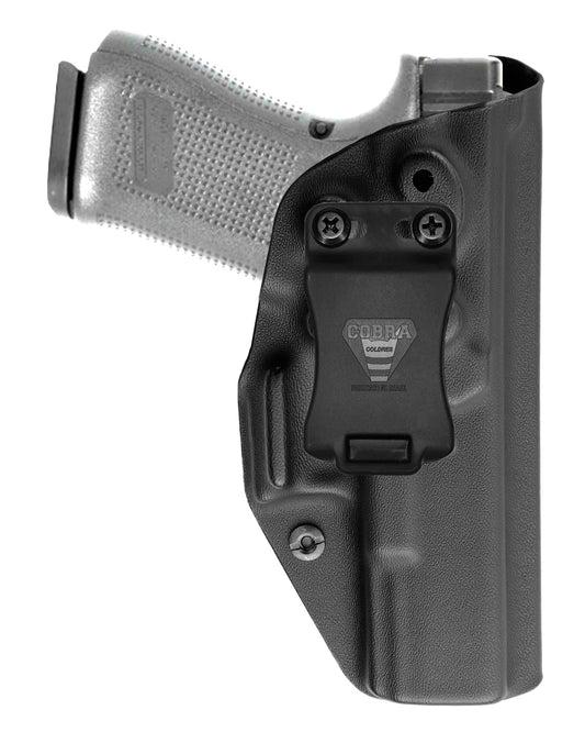 Coldre velado (IWB) Cobra em Kydex, vista frontal