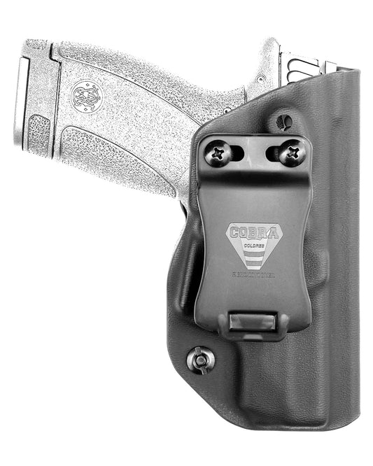 Coldre velado Cobra em Kydex para Smith & Wesson Bodyguard 2.0, vista frontal