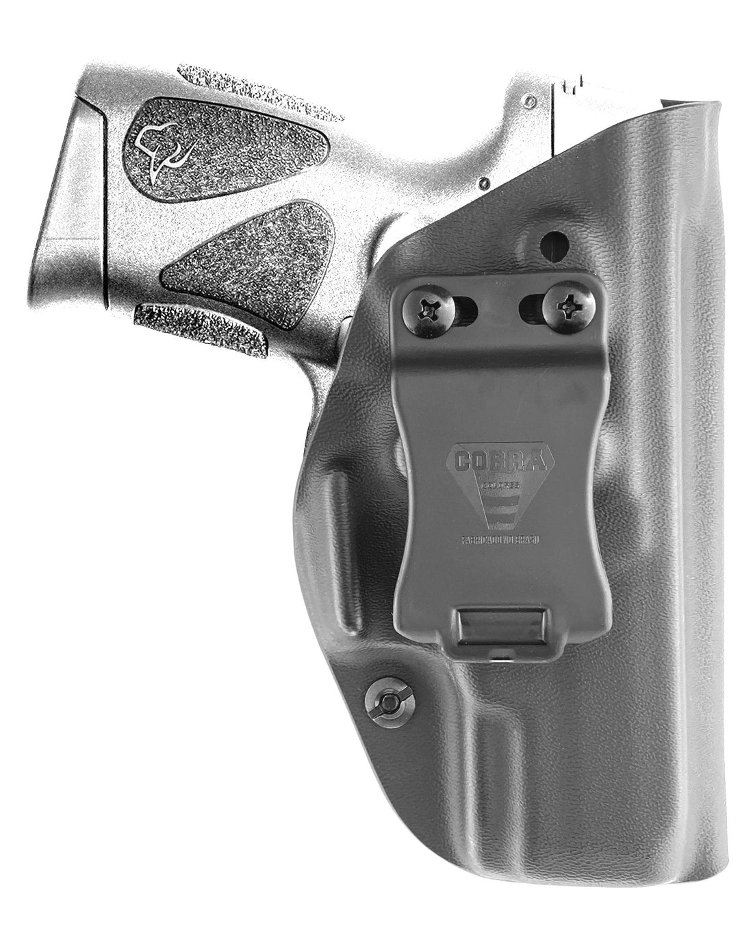 Coldre velado Cobra em Kydex para Taurus G2c, vista frontal