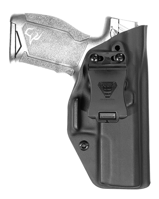 Coldre velado Cobra em Kydex para Taurus TX22, vista frontal