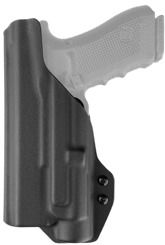Coldre Velado para G17, G22 Gen3 e Gen4 com Lanterna Streamlight TLR-1 — Kydex