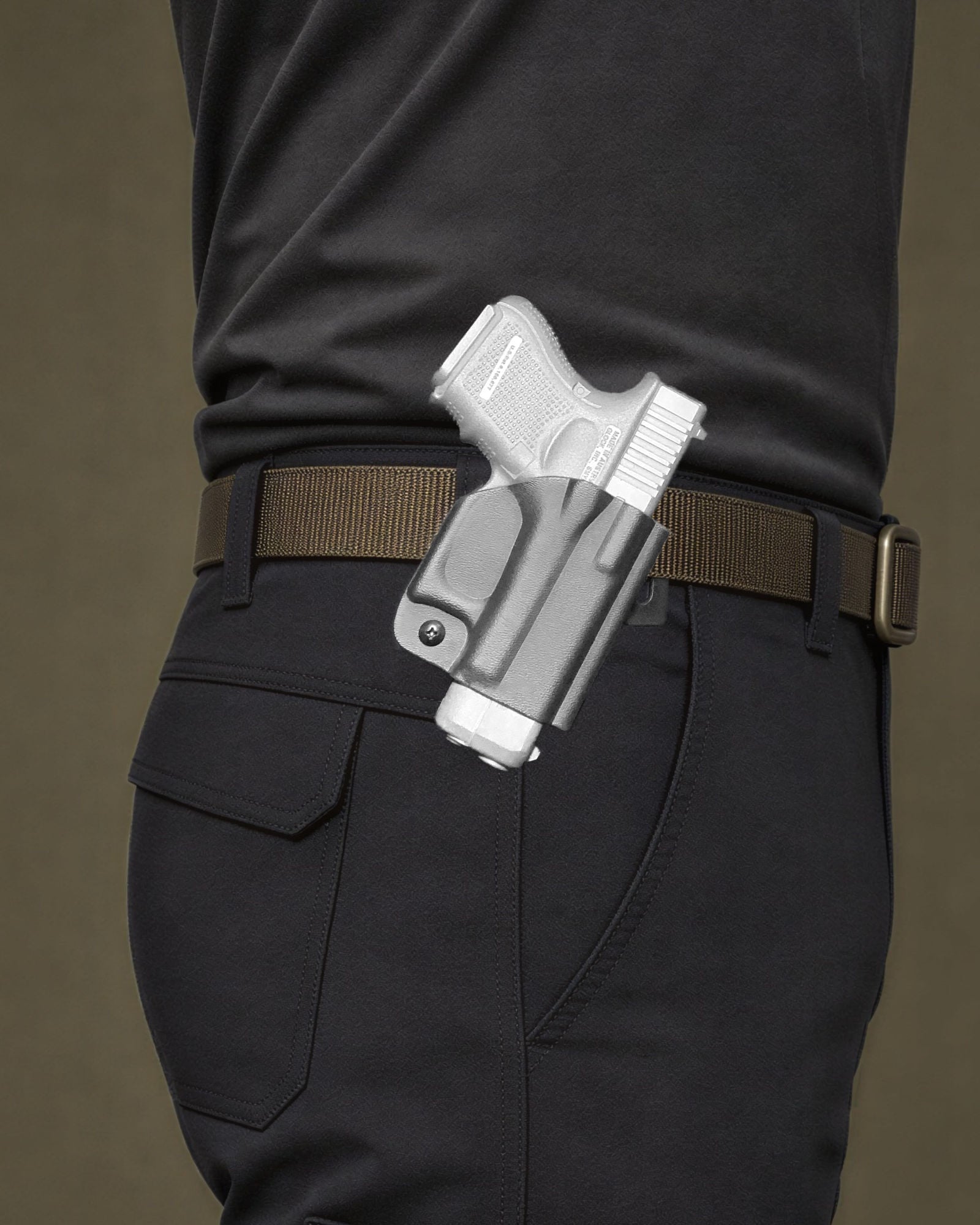 Mini Coldre Panqueca Ostensivo para Glock G26, G27 e G28 — Kydex