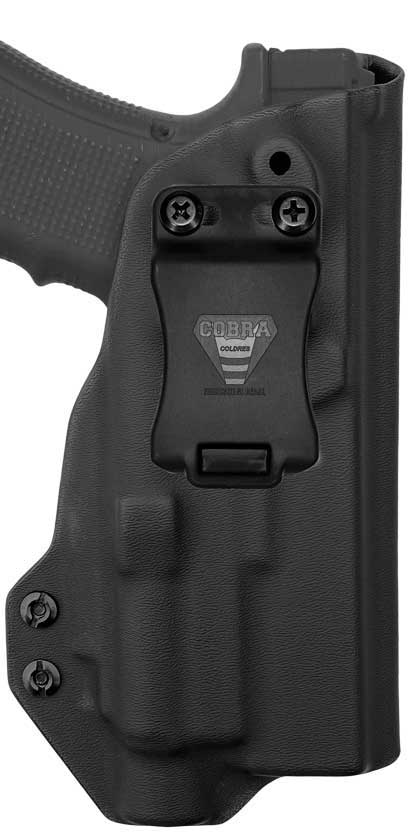 Coldre Velado para G17, G22 Gen3 e Gen4 com Lanterna Olight Baldr Pro — Kydex