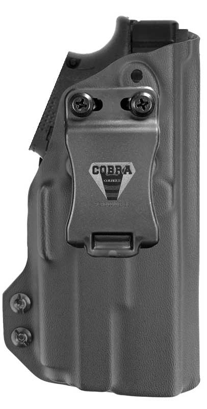Coldre Velado para G19/G23/G25/G44/G45 com Lanterna Olight PL-Mini 2 Valkyrie — Kydex