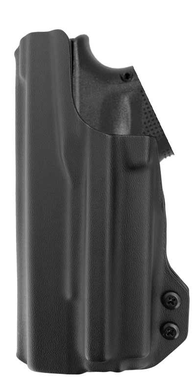 Coldre Velado para G19/G23/G25/G44/G45 com Lanterna Olight PL-Mini 2 Valkyrie — Kydex
