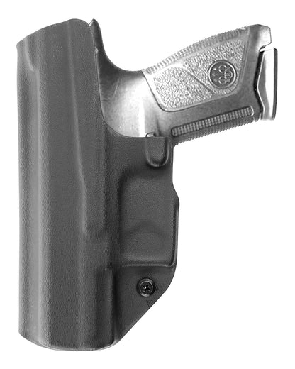 Coldre Kydex Cobra para Beretta APX Compacta, porte interno (IWB), mao destro, cor preto, traseira.