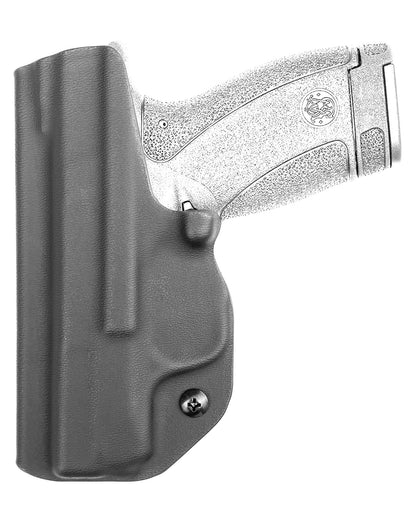 Coldre Kydex Cobra para S&W Bodyguard 2.0, porte interno (IWB), mao destro, cor preto, traseira.