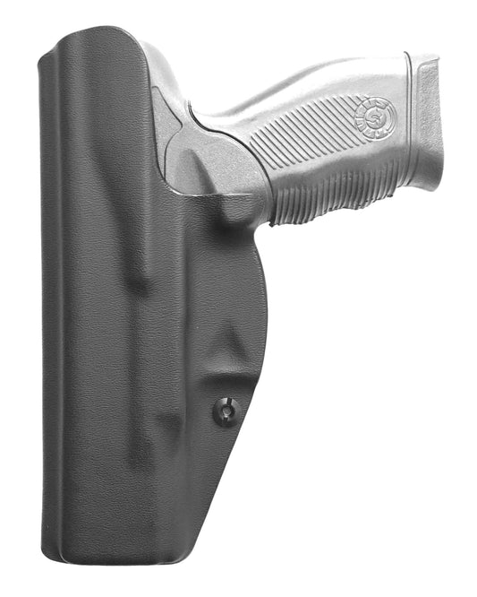 Coldre Kydex Cobra para Taurus 24-7, porte interno (IWB), mao destro, cor preto, traseira.