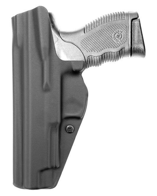 Coldre Kydex Cobra para Taurus 24-7 Pro Tactical, porte interno (IWB), mao destro, cor preto, traseira.