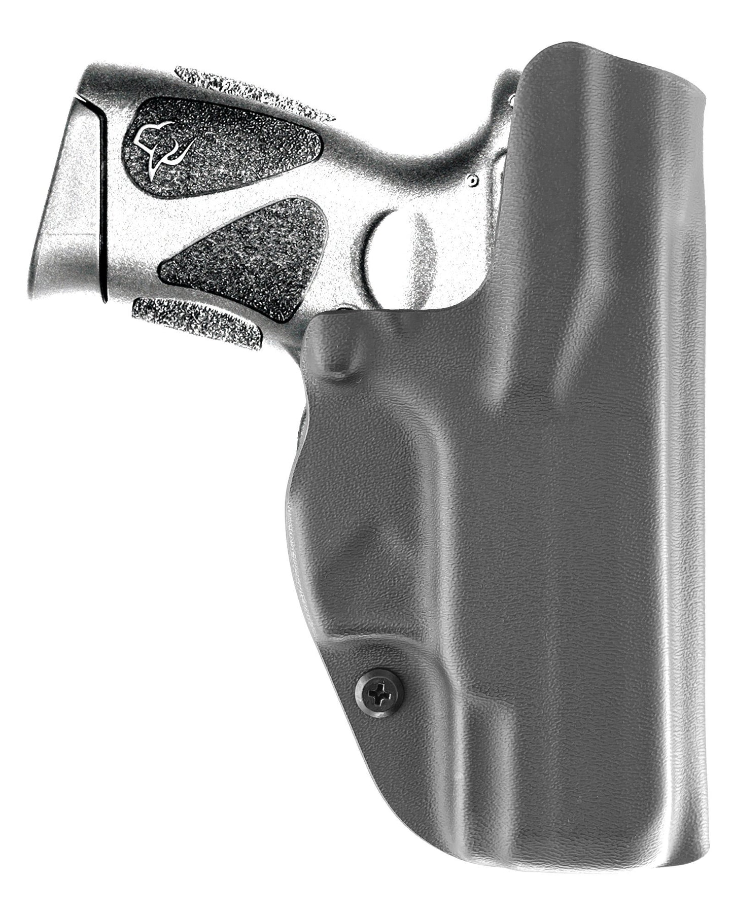 Coldre Kydex Cobra para Taurus G2C, porte interno (IWB), mao canhoto, cor preto, traseira.