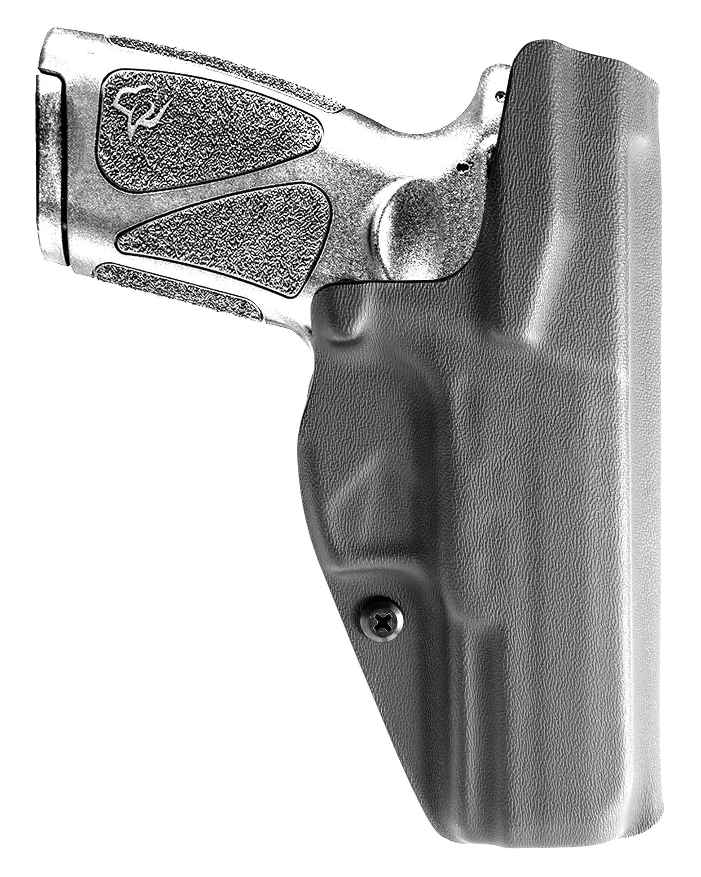 Coldre Kydex Cobra para Taurus G3, porte interno (IWB), mao canhoto, cor preto, traseira.