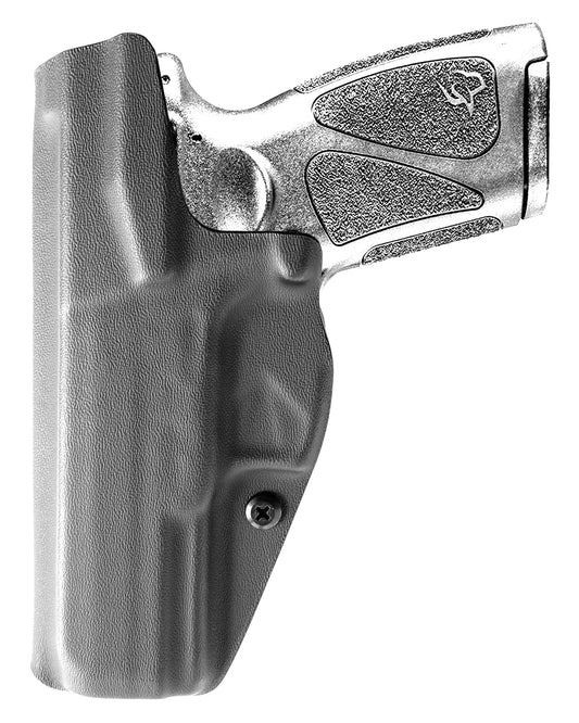 Coldre Kydex Cobra para Taurus G3, porte interno (IWB), mao destro, cor preto, traseira.