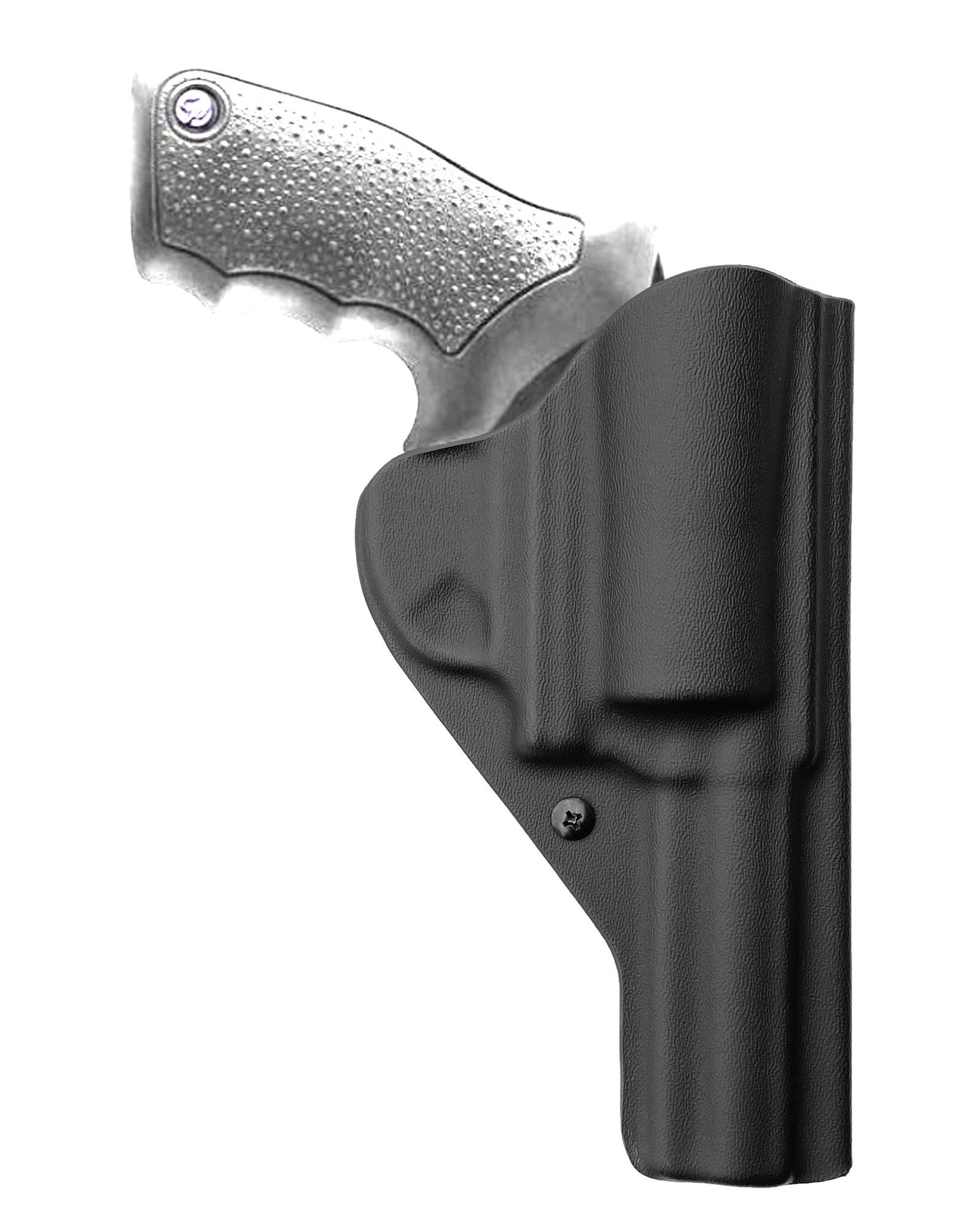Coldre Kydex Cobra para Taurus RT82, porte interno (IWB), mao canhoto, cor preto, traseira.