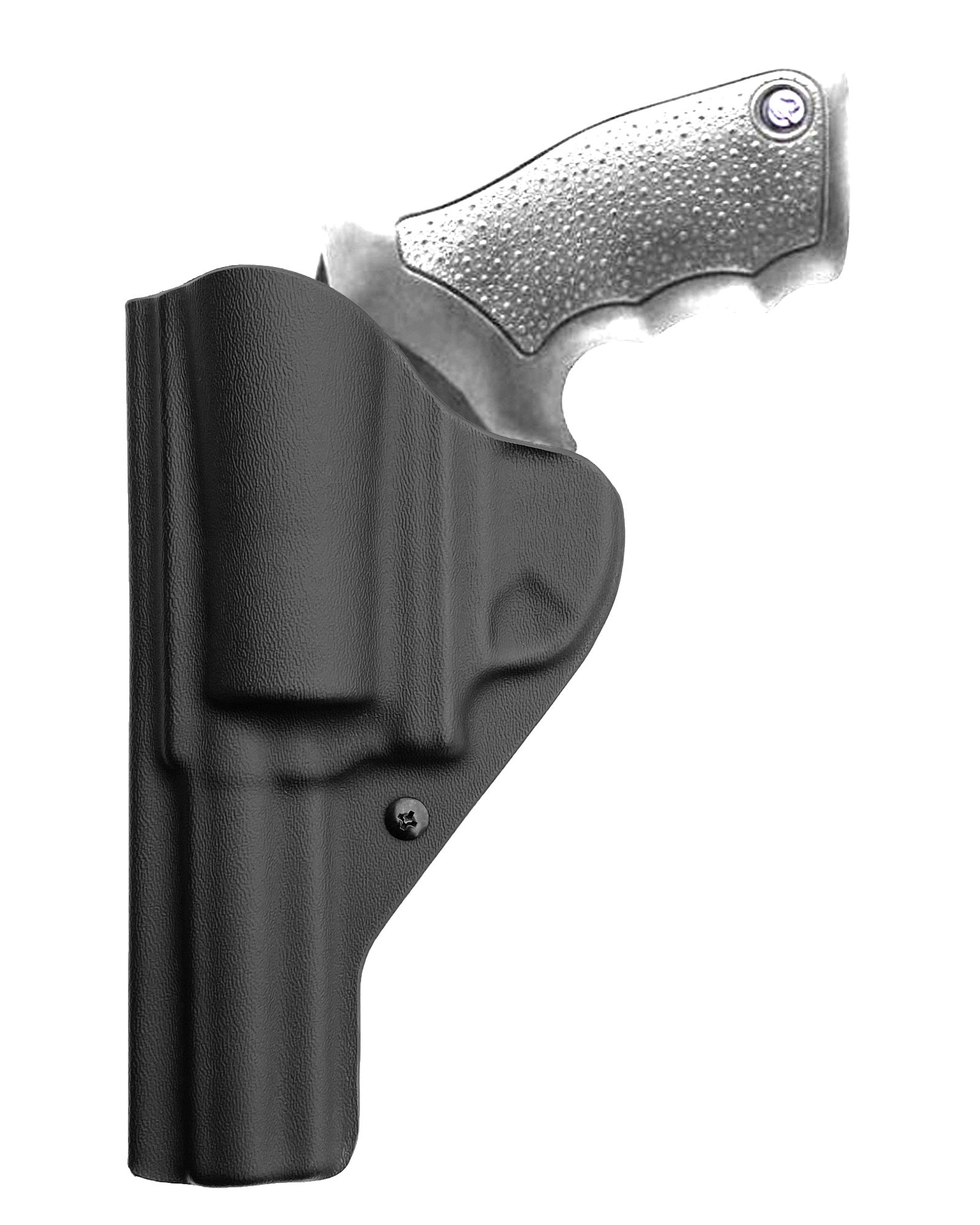 Coldre Kydex Cobra para Taurus RT82, porte interno (IWB), mao destro, cor preto, traseira.