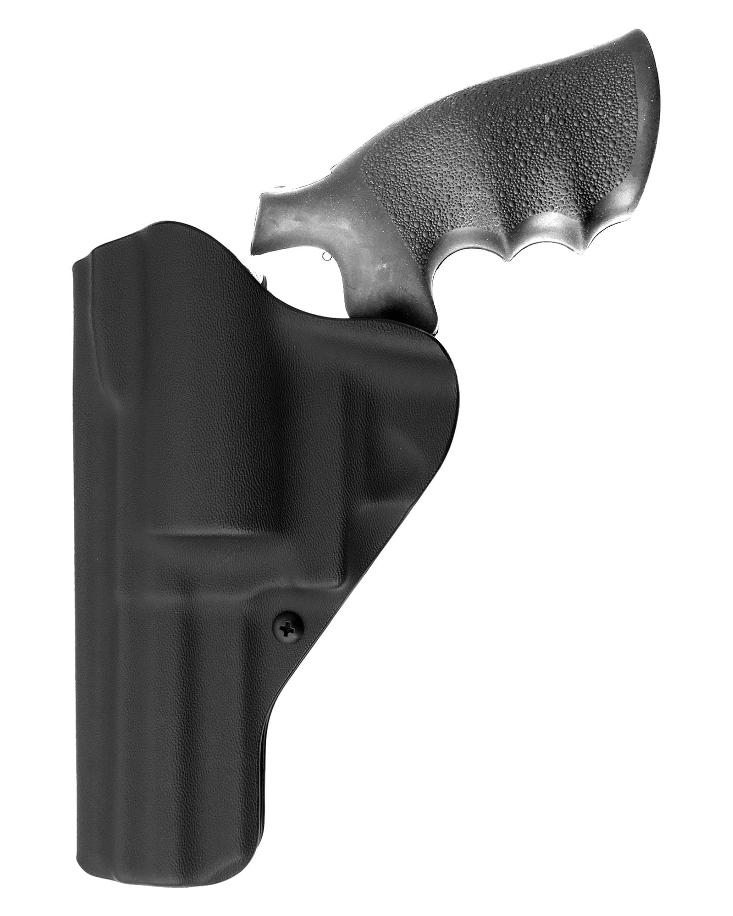 Coldre Kydex Cobra para Taurus RT838, porte interno (IWB), mao destro, cor preto, traseira.
