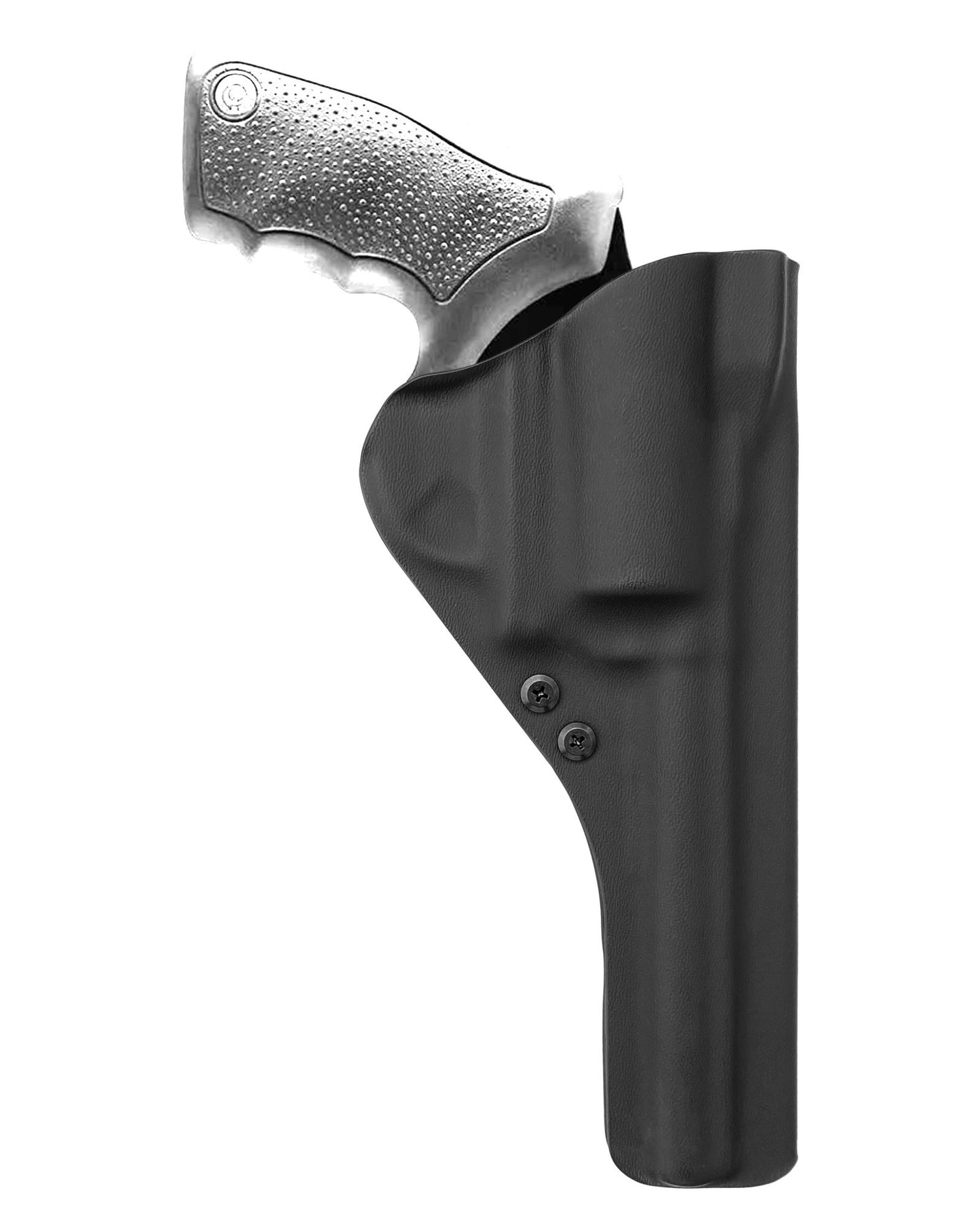 Coldre Kydex Cobra para Taurus RT86, porte interno (IWB), mao canhoto, cor preto, traseira.