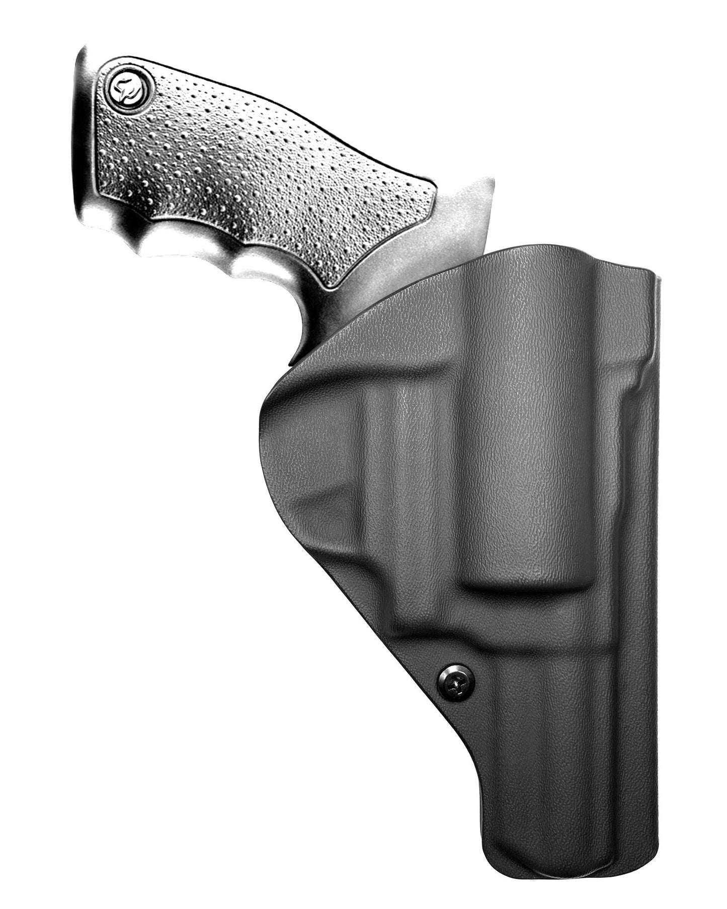 Coldre Kydex Cobra para Taurus RT88, porte interno (IWB), mao canhoto, cor preto, traseira.
