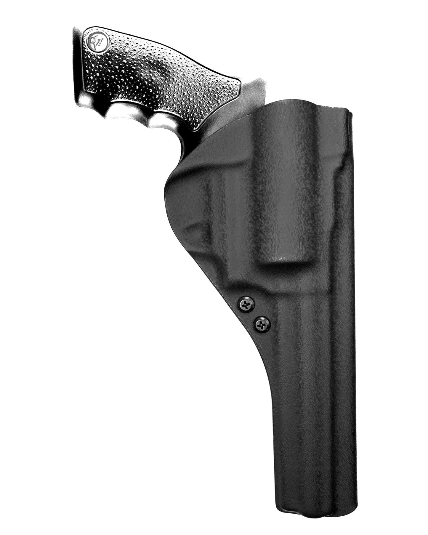 Coldre Kydex Cobra para Taurus RT889 6 pol, porte interno (IWB), mao canhoto, cor preto, traseira.